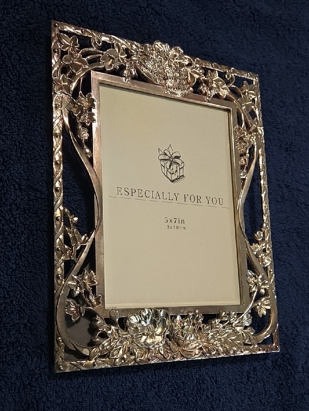 Picture Frame 5" x 7" Bells and Flowers